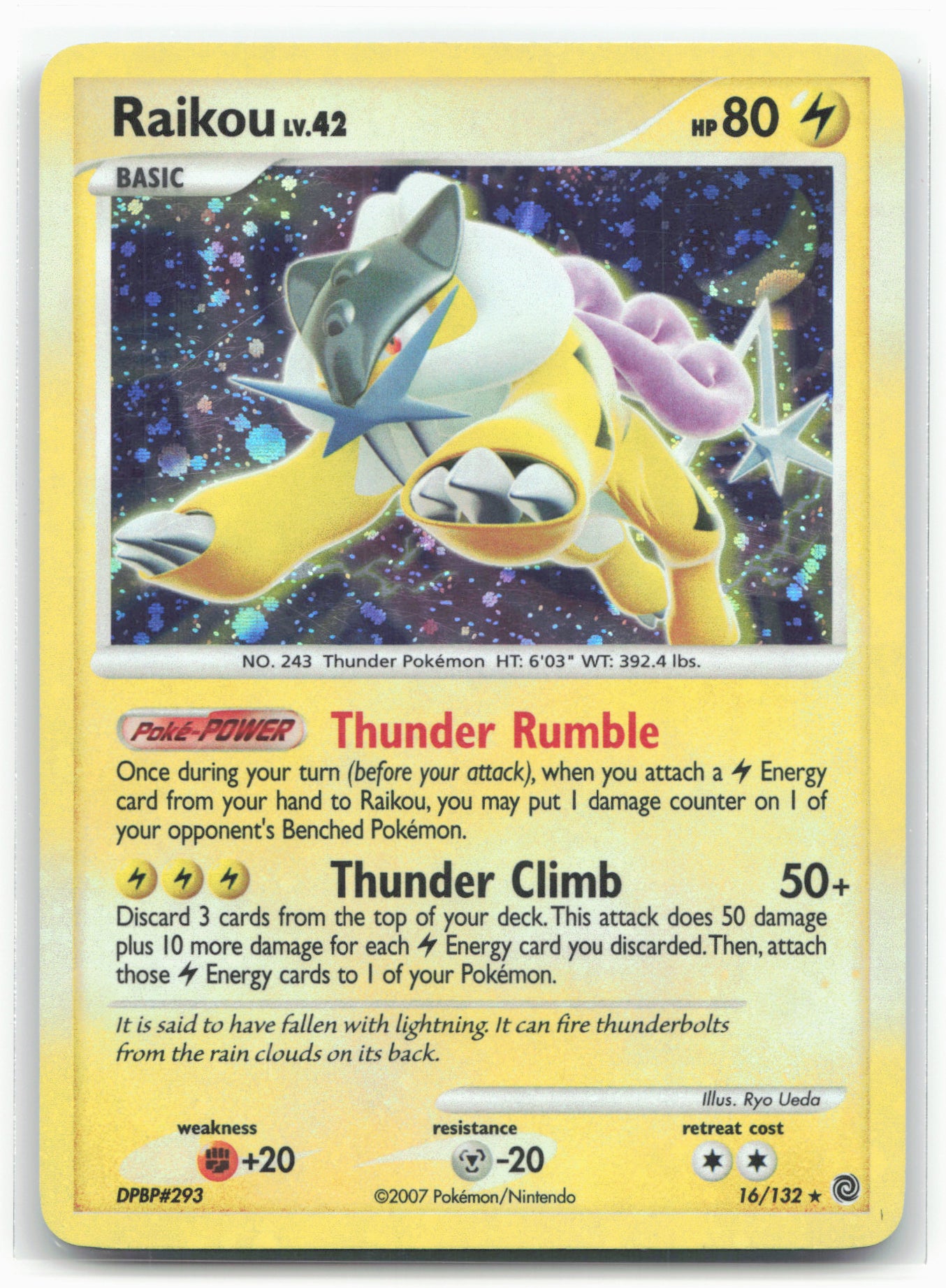 Secret Wonders #16/132 Raikou Holo - Swirl 19335