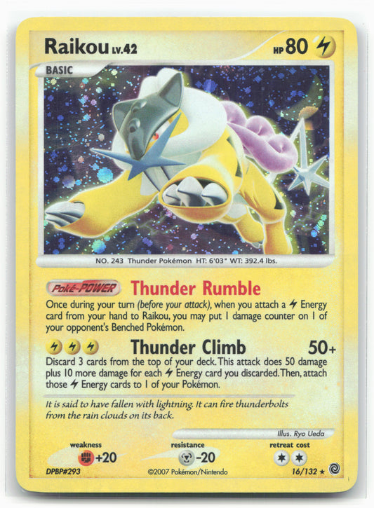 Secret Wonders #16/132 Raikou Holo - Swirl 19335