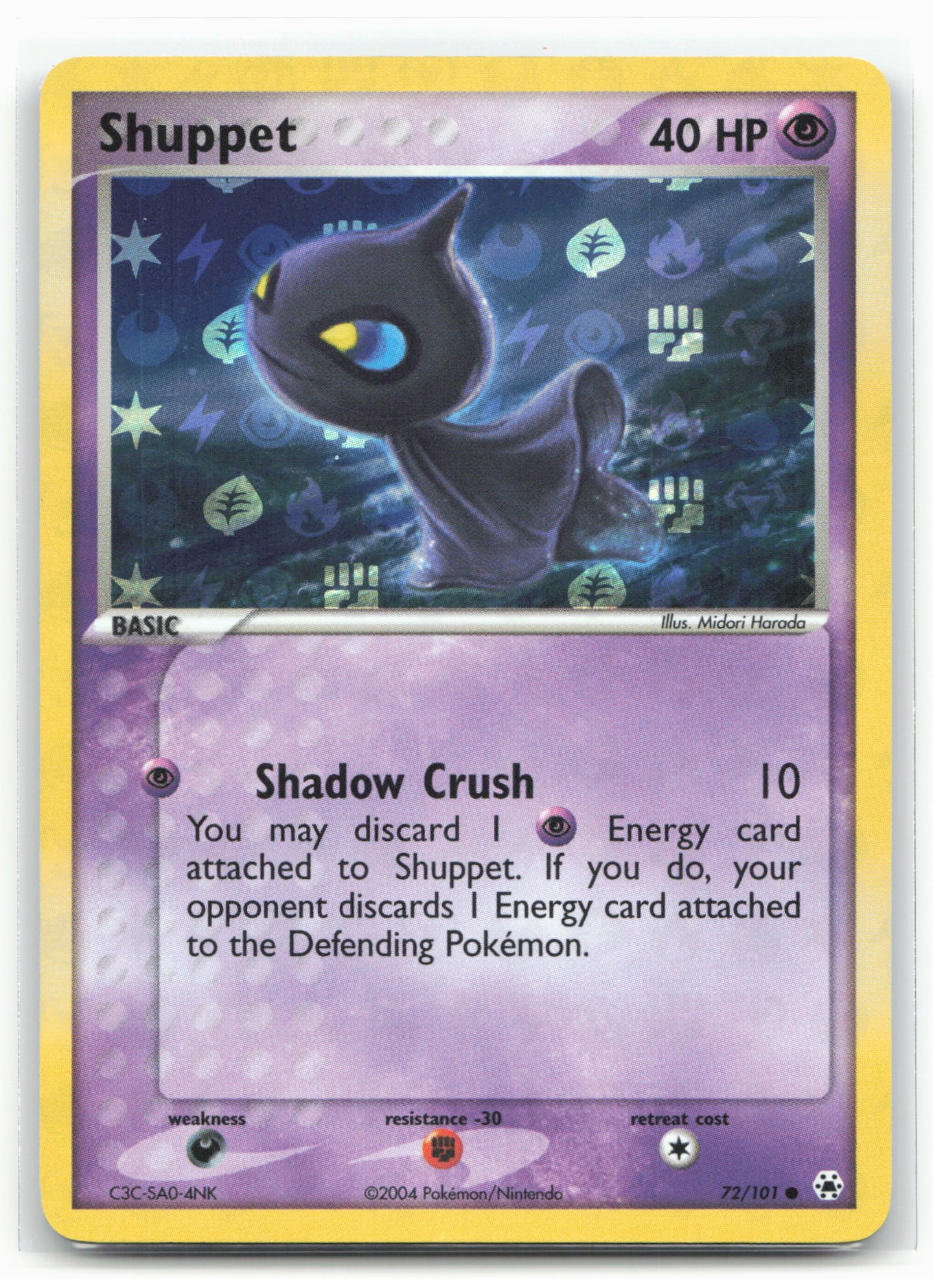 Hidden Legends #72/101 Shuppet Holo 19338