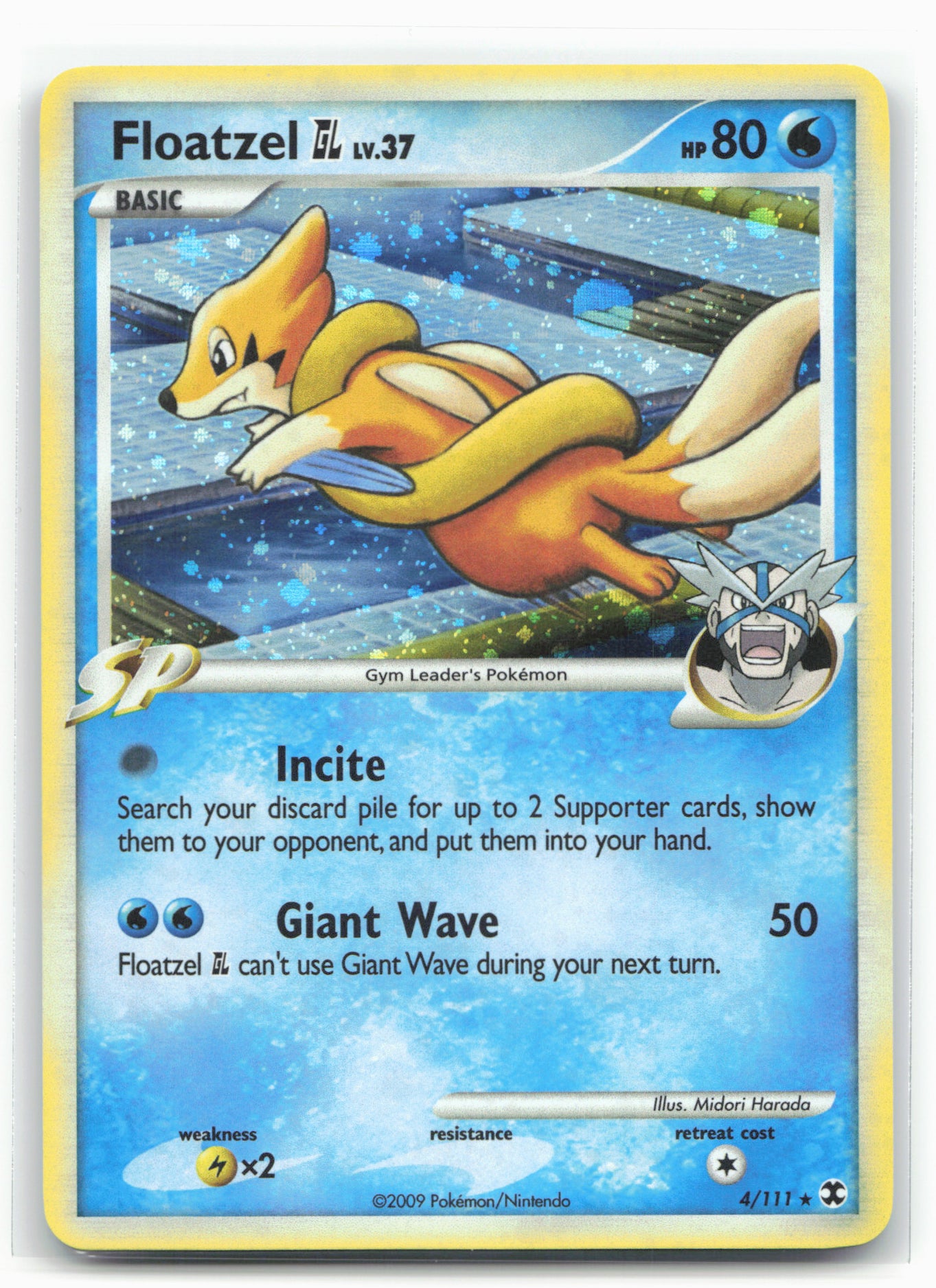 Rising Rivals #4/111 Floatzel GL Holo 19339