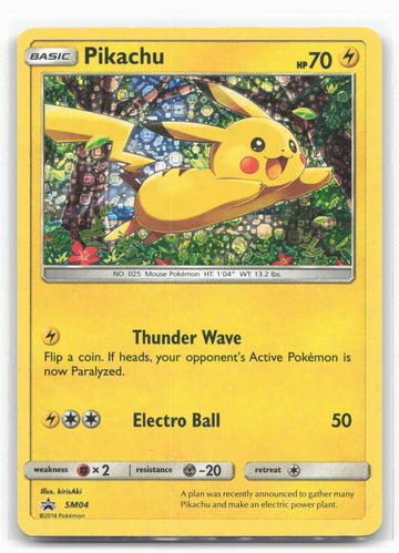 
Miscellaneous Cards & Products #SM04 Pikachu Holo 19346
