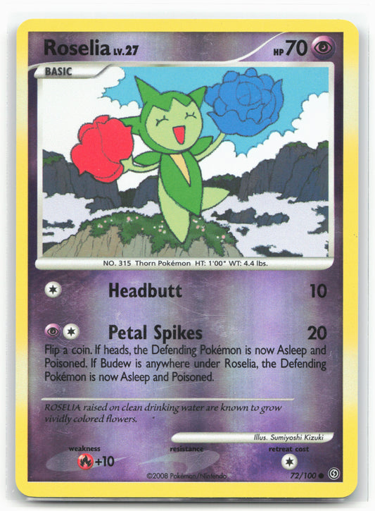 Stormfront #72/100 Roselia Reverse Holo 19348