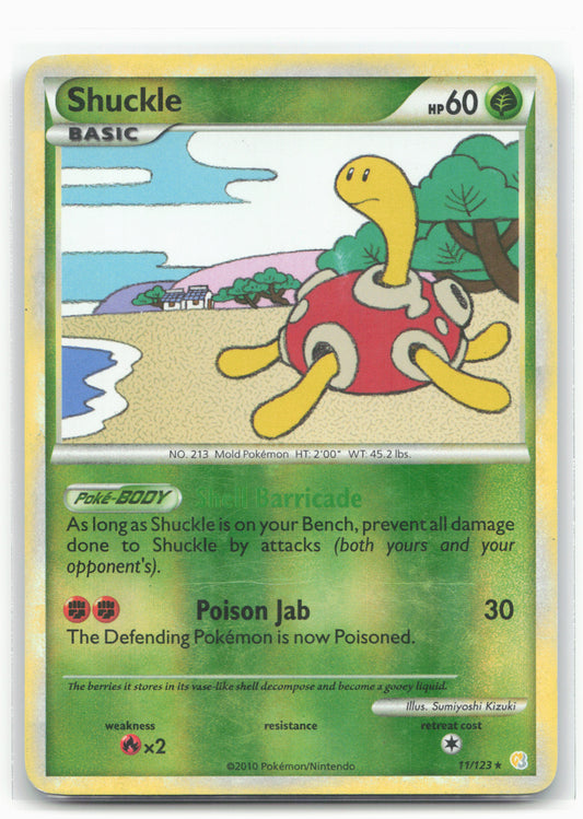 HeartGold SoulSilver #11/123 Shuckle Reverse Holo 19354