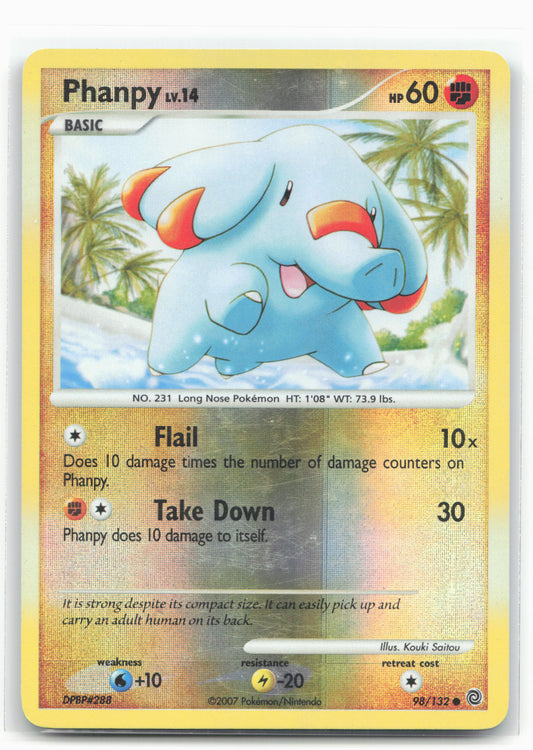 Secret Wonders #98/132 Phanpy Reverse Holo 19357