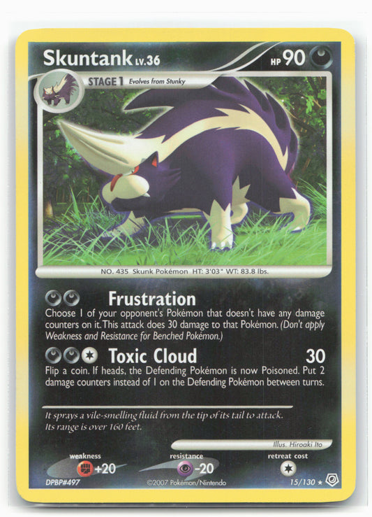 Diamond and Pearl #15/130 Skuntank Reverse Holo 19361