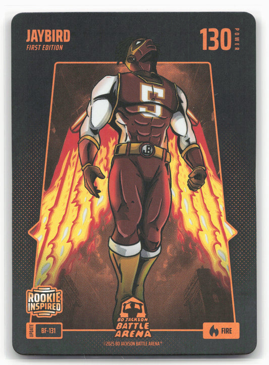 2025 Battle Arena Jaybird Fire Battlefoil