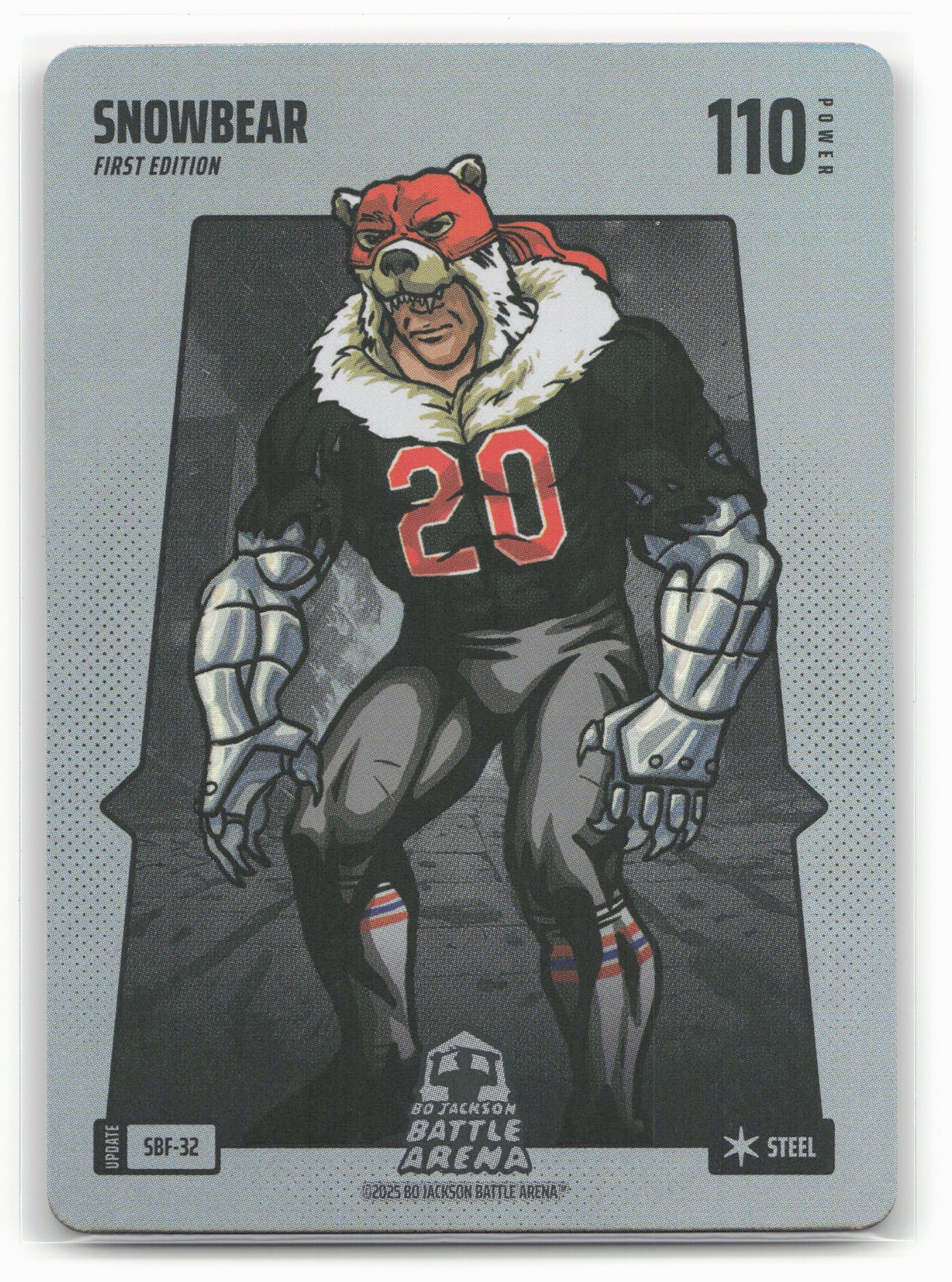 2025 Battle Arena Snowbear Silver Battlefoil