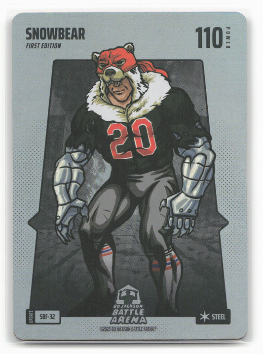 2025 Battle Arena Snowbear Silver Battlefoil