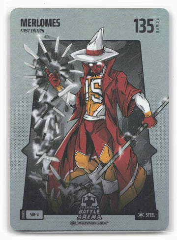 
2025 Battle Arena Merlomes Silver Battlefoil