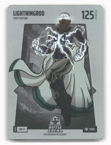 
2025 Battle Arena Lightningrod Silver Battlefoil