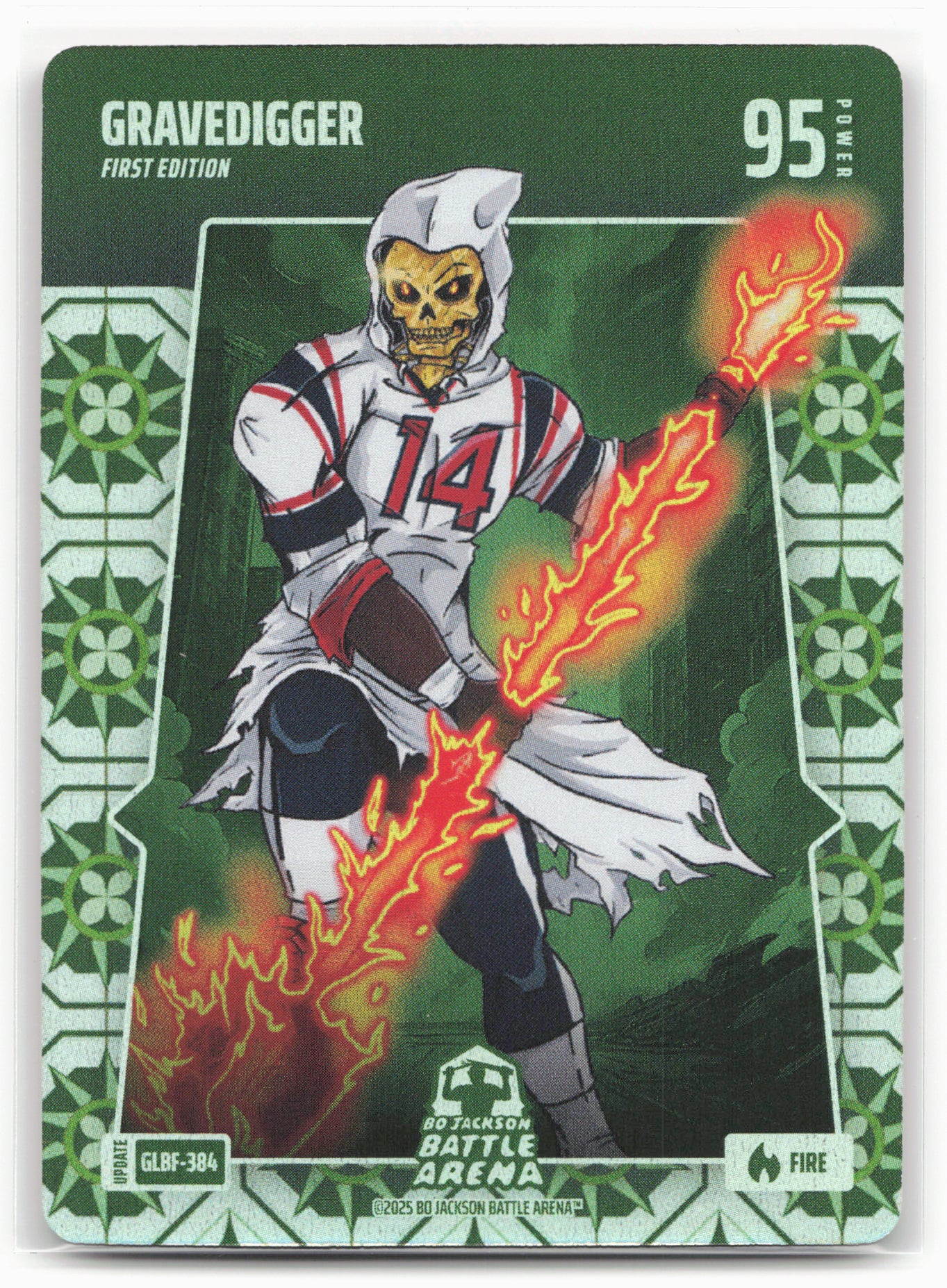 2025 Battle Arena GraveDigger Grandma's Linoleum Fire