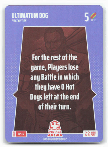 
Bo Jackson Battle Arena Update Ultimatum Dog BPL-6 Holo