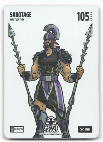 
Bo Jackson Battle Arena Update Sabotage BLBF-276 Holo
