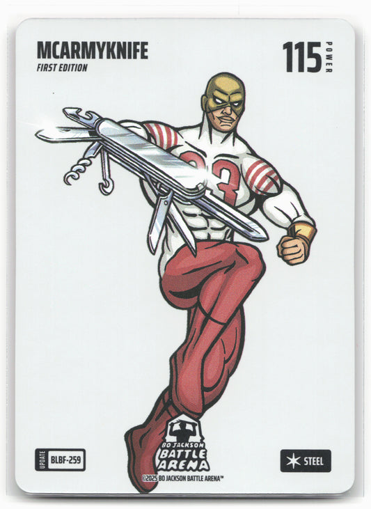 Bo Jackson Battle Arena Update MCarMyKnife BLBF-259 Holo