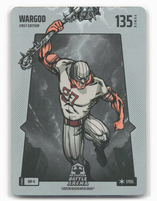 Bo Jackson Battle Arena Update WarGod SBF-6 Holo