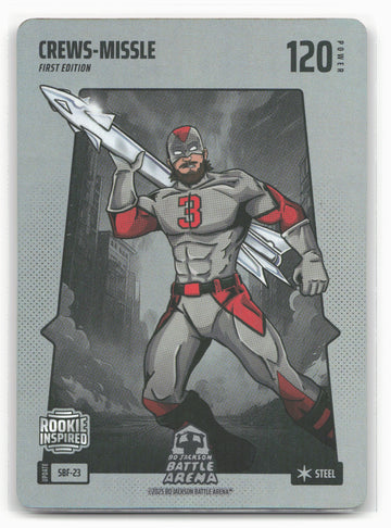 
Bo Jackson Battle Arena Update Crews-Missle SBF-23 Holo