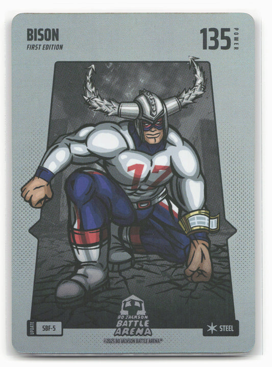 Bo Jackson Battle Arena Update Bison SBF-5 Holo