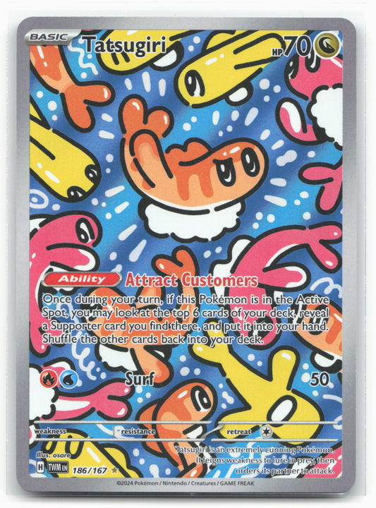SV06: Twilight Masquerade #186/167 Tatsugiri Holo 19432