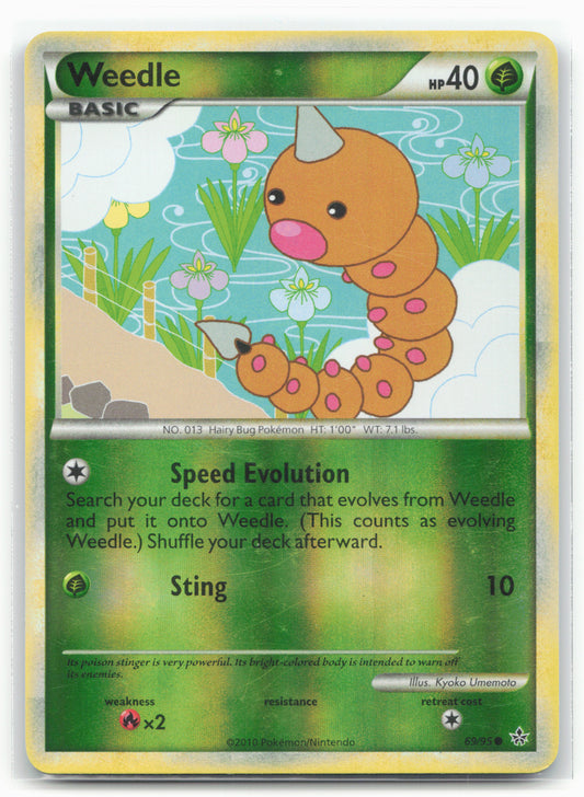 Unleashed #69/95 Weedle Reverse Holo 19455