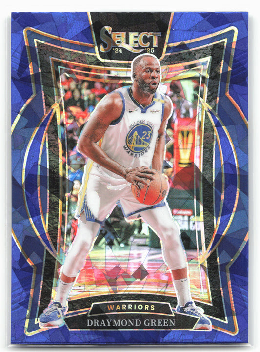 2024-25 Panini Select #27 Draymond Green Blue Cracked Ice Prizm