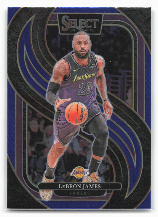2024-25 Panini Select #111 LeBron James Blue (Retail)