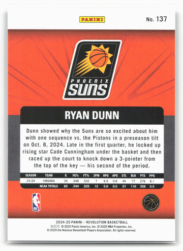 
2024-25 Panini Revolution #137 Ryan Dunn 19481