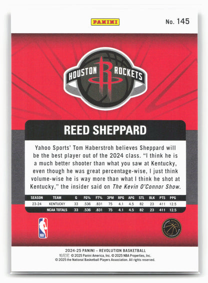 2024-25 Panini Revolution #145 Reed Sheppard 19491