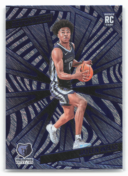 2024-25 Panini Revolution #130 Jaylen Wells Blue Storm 19494