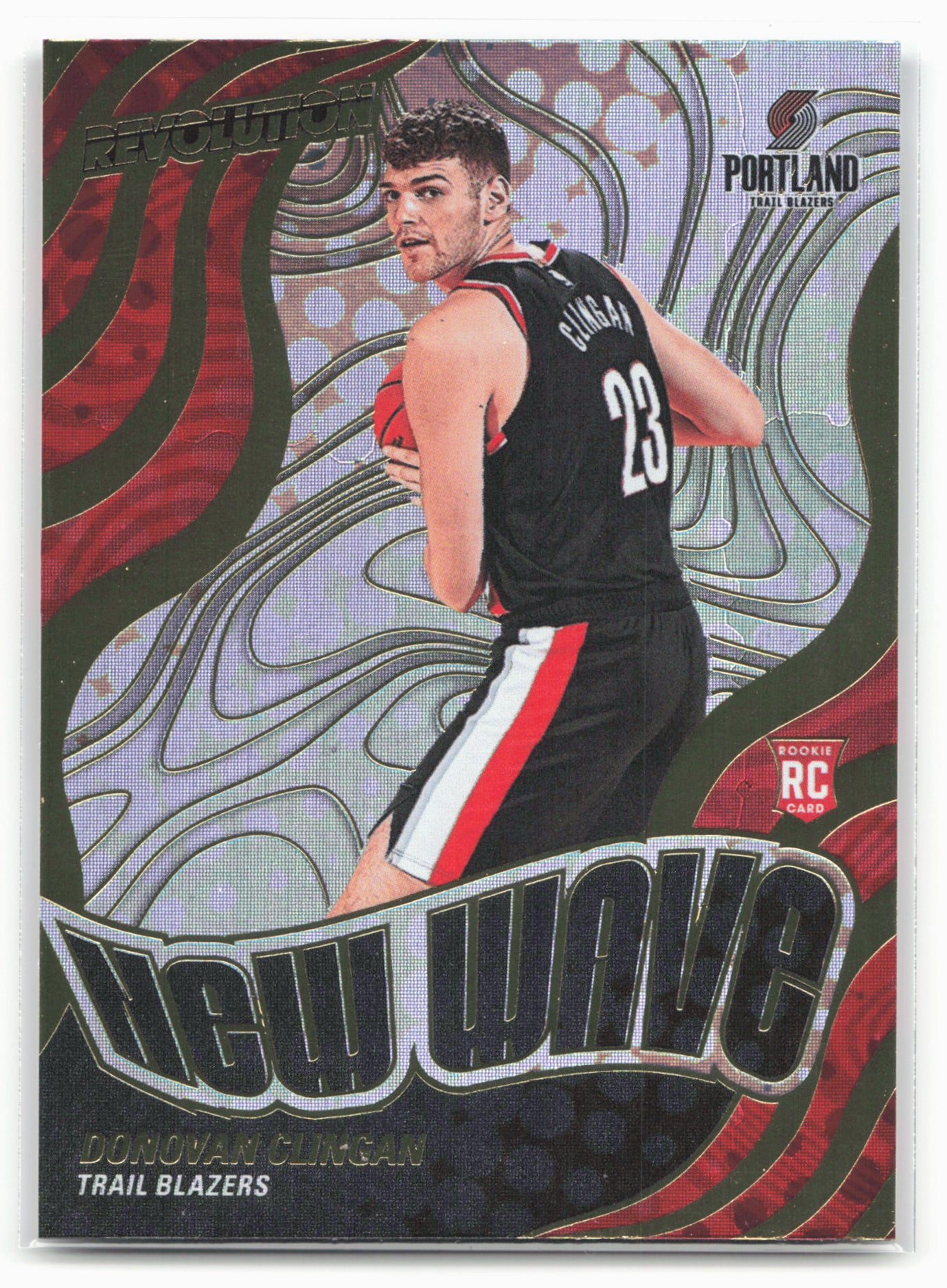 2024-25 Panini Revolution #19 Donovan Clingan New Wave 19495