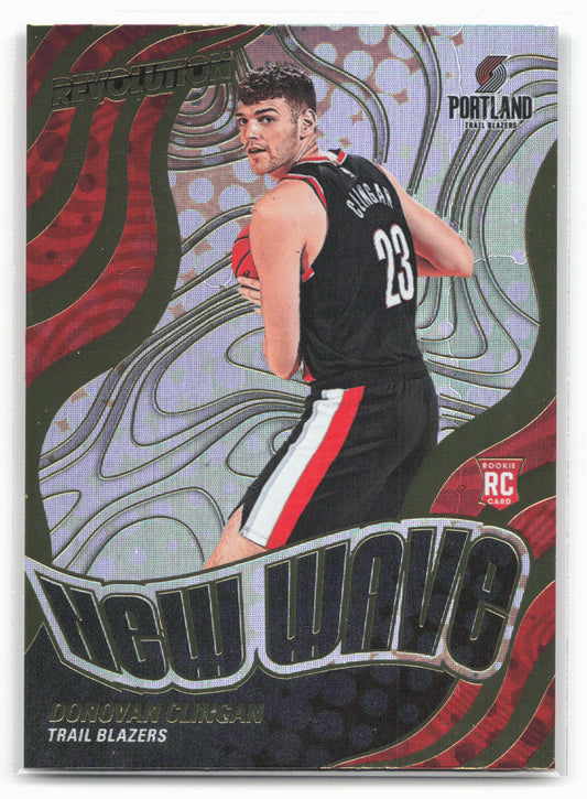 2024-25 Panini Revolution #19 Donovan Clingan New Wave 19495