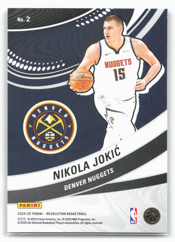 
2024-25 Panini Revolution #2 Nikola Jokic Vortex 19499
