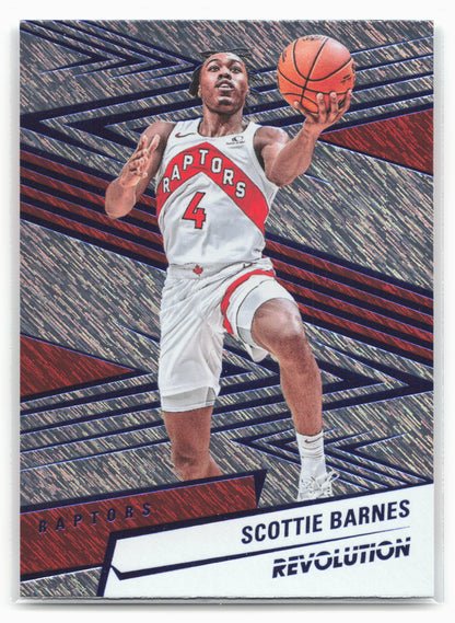 2024-25 Panini Revolution #4 Scottie Barnes Blue Storm 19502