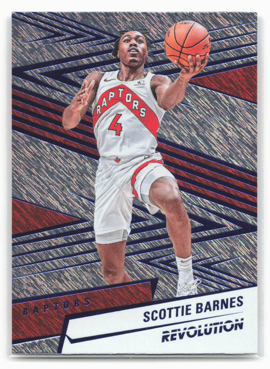 2024-25 Panini Revolution #4 Scottie Barnes Blue Storm 19502