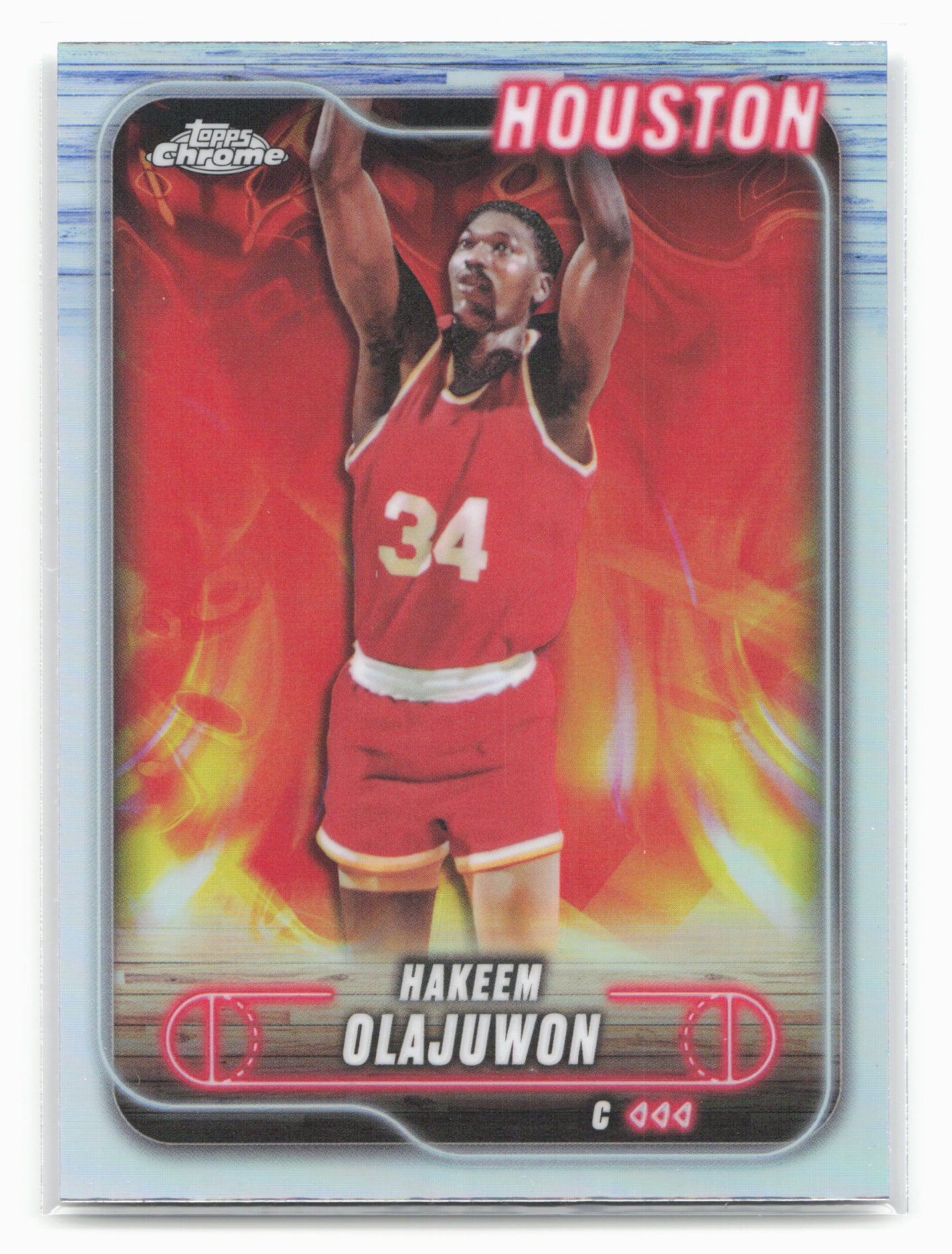 2024-25 Topps Chrome #115 Hakeem Olajuwon Refractor 19506
