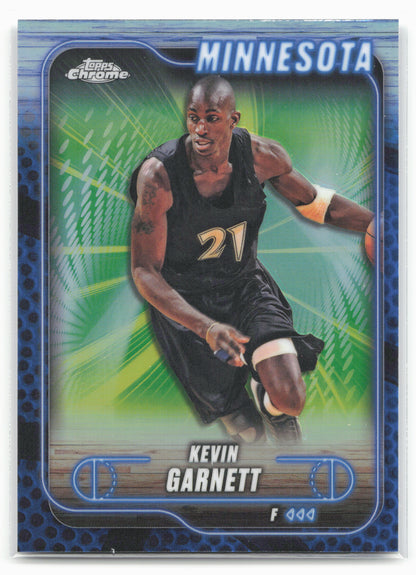 2024-25 Topps Chrome #44 Kevin Garnett Blue Basketball Refractor 19508