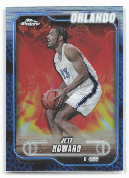 2024-25 Topps Chrome #1 Jett Howard Blue Basketball Refractor 19512