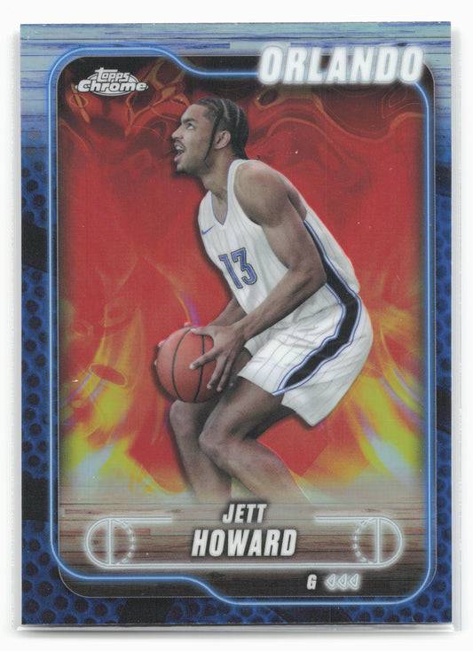 2024-25 Topps Chrome #1 Jett Howard Blue Basketball Refractor 19512