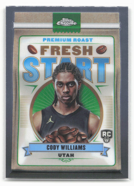 2024-25 Topps Chrome #FS-8 Cody Williams Fresh Start 19513