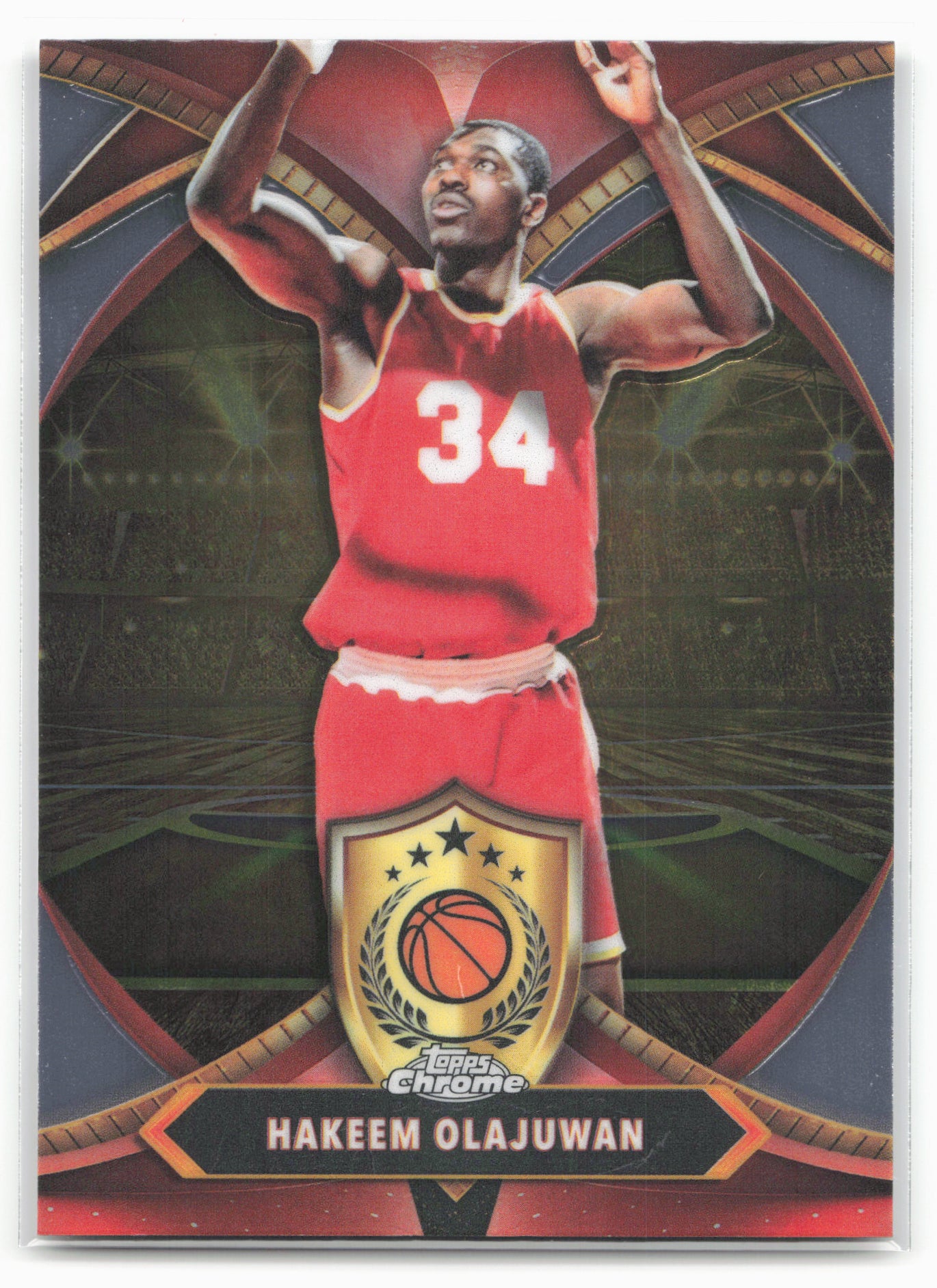 2024-25 Topps Chrome #BOD-21 Hakeem Olajuwon Ball of Duty