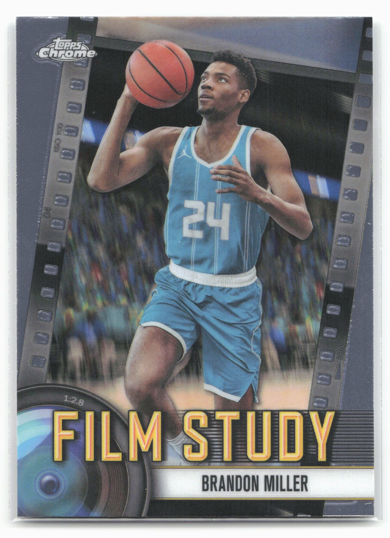 2024-25 Topps Chrome #FS-16 Brandon Miller Film Study