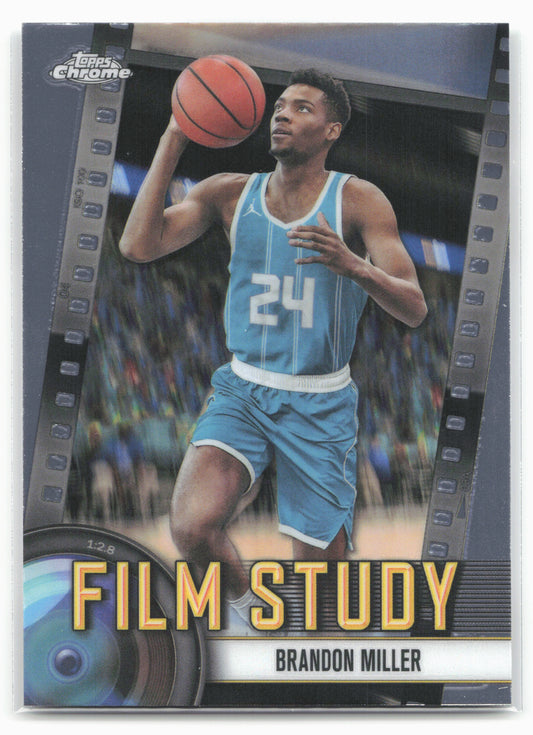2024-25 Topps Chrome #FS-16 Brandon Miller Film Study