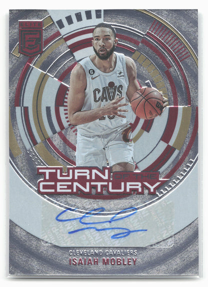 2023-24 Donruss Elite #TCS-MOB Isaiah Mobley Turn of the Century Signatures