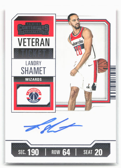2023-24 Panini Contenders #VTR-LSW Landry Shamet Veteran Season Ticket Retail