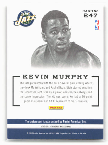 
2012-13 Panini Threads #247 Kevin Murphy