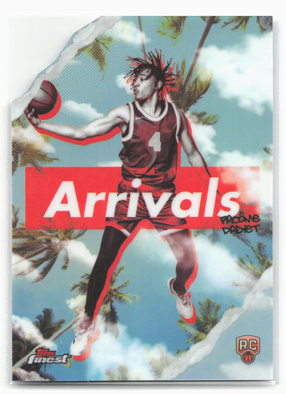 2024-25 Finest #A-28 Pacôme Dadiet Arrivals Refractor