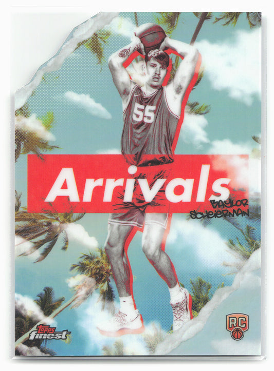 2024-25 Finest #A-21 Baylor Scheierman Arrivals Refractor