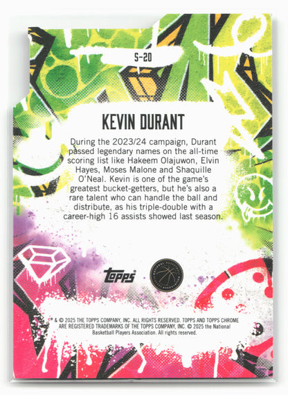 2024-25 Finest #S-20 Kevin Durant Showstoppers