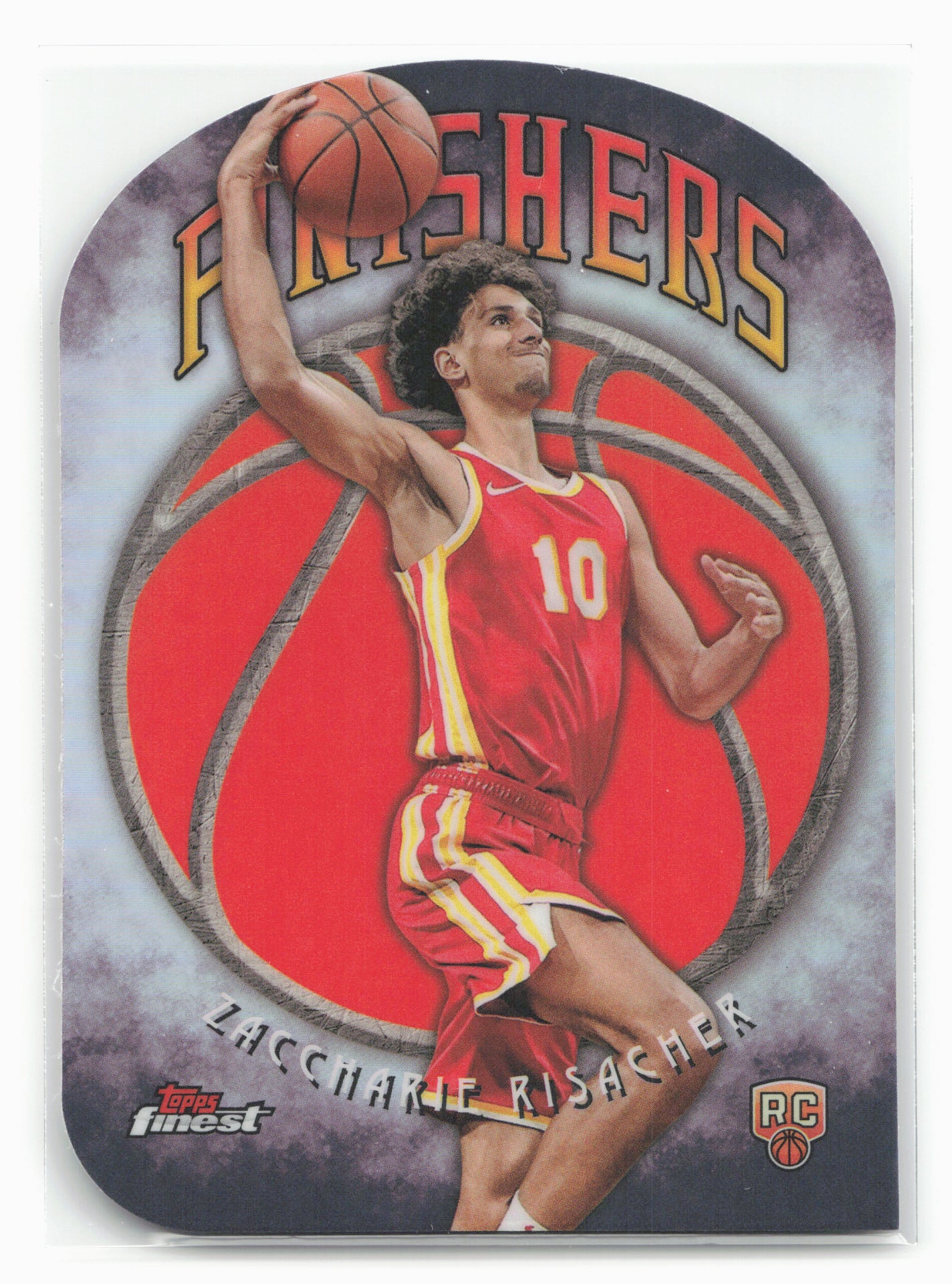 2024-25 Finest #F-9 Zaccharie Risacher Finishers Refractor