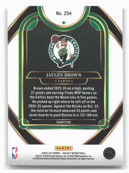 2024-25 Panini Select #254 Jaylen Brown 19539