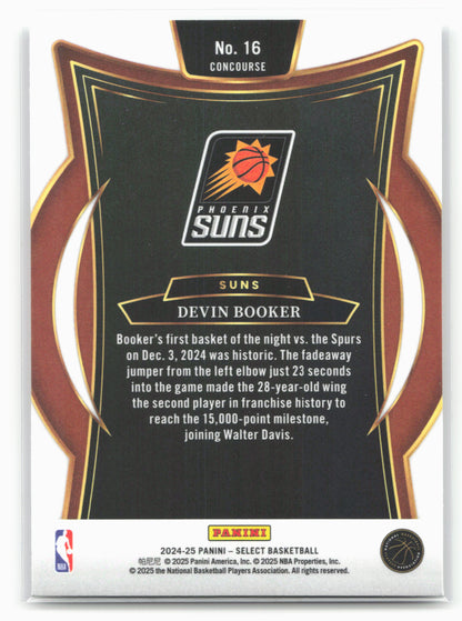 2024-25 Panini Select #16 Devin Booker 19552